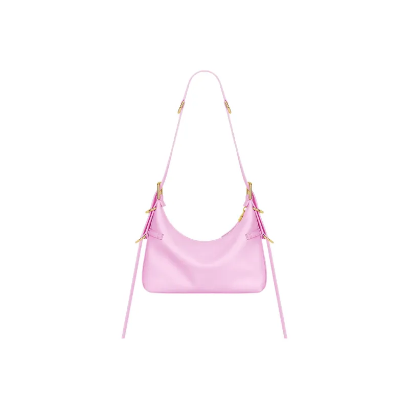 GIVENCHY Embossed Cowhide Leather Handbag Shoulder Bag Crossbody Bag Mini Women's Pink-2