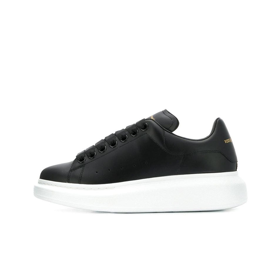 Alexander McQueen Oversized Black White Sole Women's - POIZON