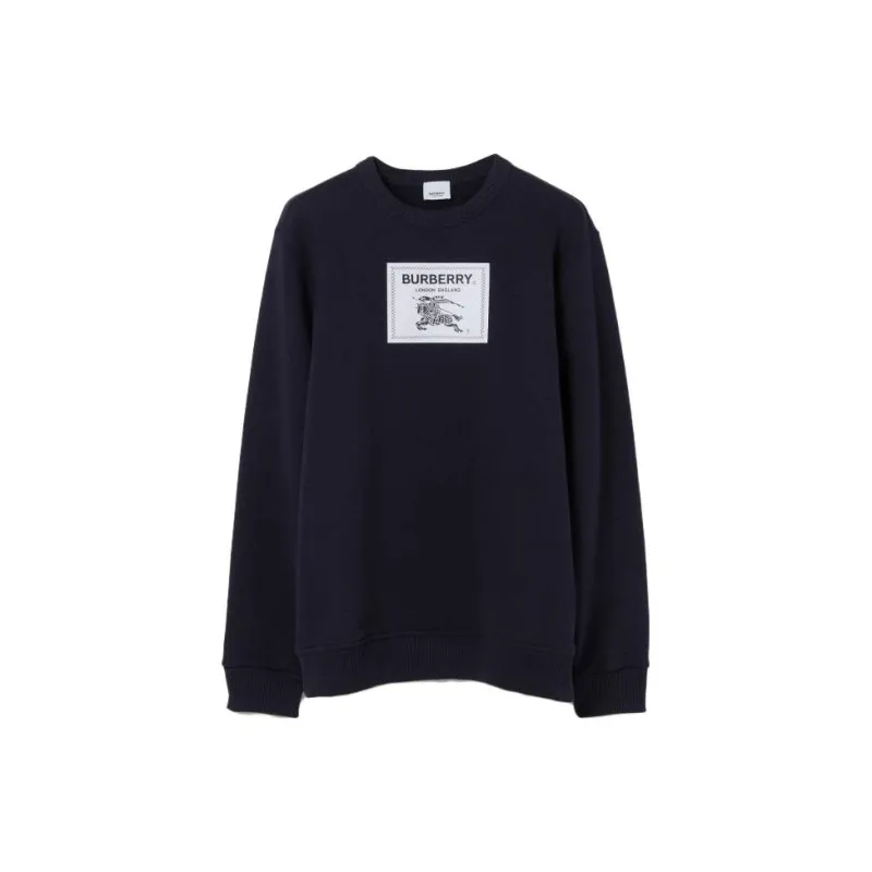 Burberry SS23 Sweatshirt Men's Smoky Marine Blue-2
