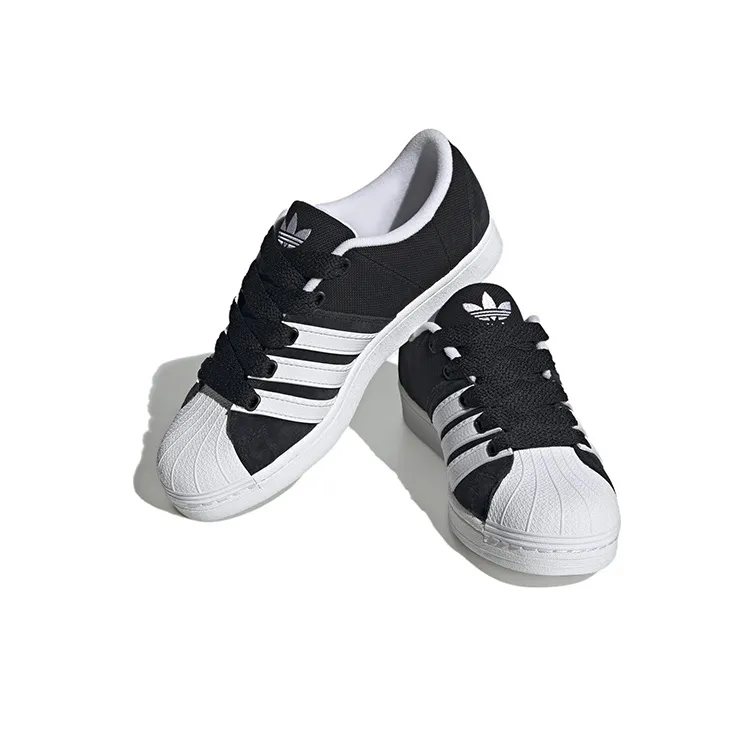 Adidas Superstar Supermodified Core Black Cloud White-2