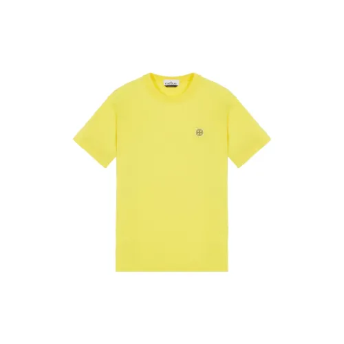 STONE ISLAND SS23 T-Shirts Men Bright Yellow