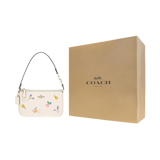 COACH Nolita Cow Leather Mahjong Bag Shoulder Bag Handbag Shoulder Bag Women's White-9