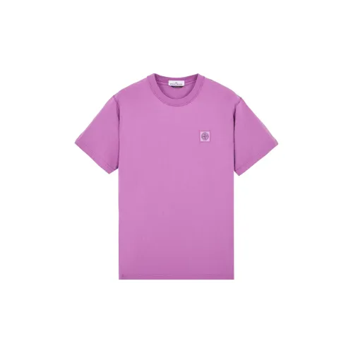 STONE ISLAND SS23 T-Shirts Unisex Bright Pink