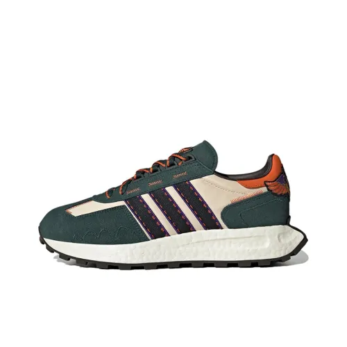 Adidas Originals Retropy E5 Casual Shoes Unisex Low-Top Green/Beige/Orange/Black