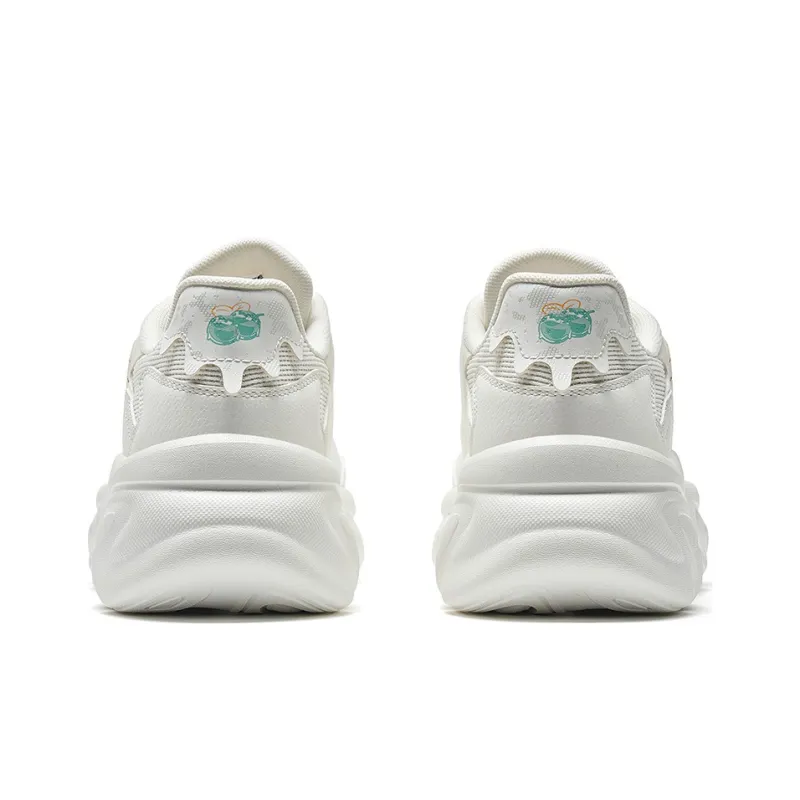 XTEP Claw Claw Shoes 2.0 Anti Slip Wear Resistant Low Top Sports Casual Shoes Women's Sail White-4