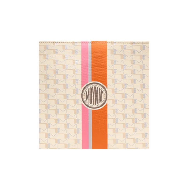 Moynat Canvas 1920 Canvas Clutch Women's Ecru/Brown-1