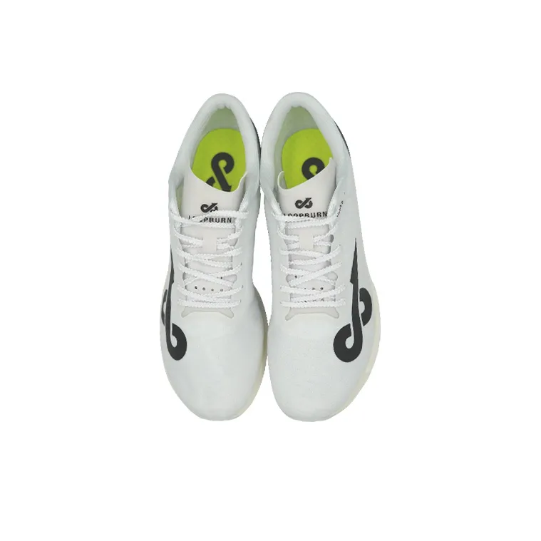 LOOP BURN Low Top Running Shoes Unisex White-3