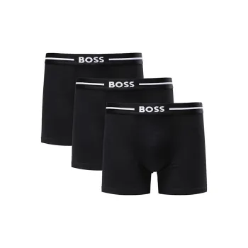 HUGO BOSS SS23 Boxer Shorts Men's 3 Pack Black