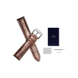 Brown with Brown Stitching-Silver