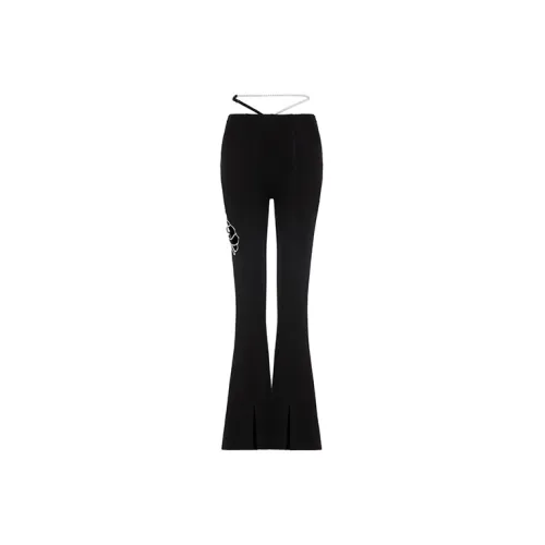 OZLANA Mermaid Princess Series Casual Pants Women's Black