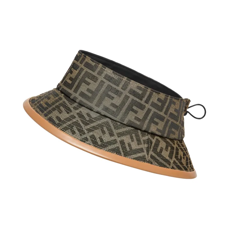 FENDI Sun Protection Hats Men Brown-0