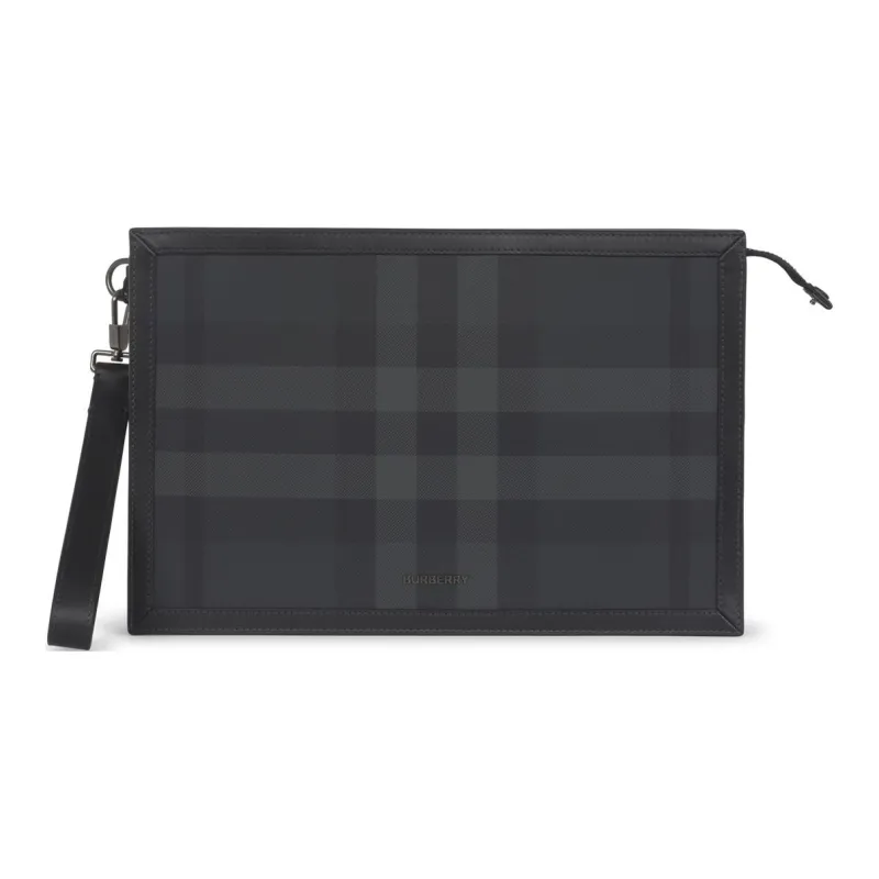 Burberry Leather Wallet Men's Black-0