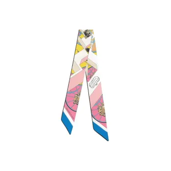 HERMES Silk Scarves Unisex White