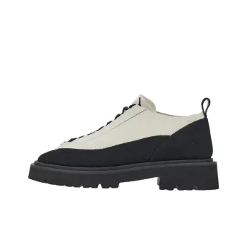 FERRAGAMO Flat Shoes Men's White Black