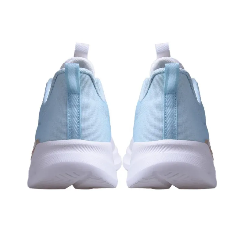 XTEP Xingyun Anti Slip And Wear Resistant Breathable Low Top Running Shoes Women's White Blue Orange-3