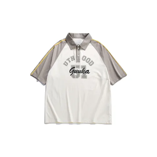 Guuka T-Shirts Men Apricot Cream