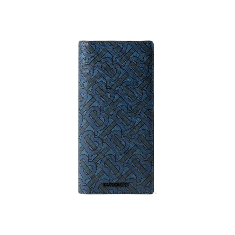 Burberry Tb Monogram Continental Wallet Navy-0
