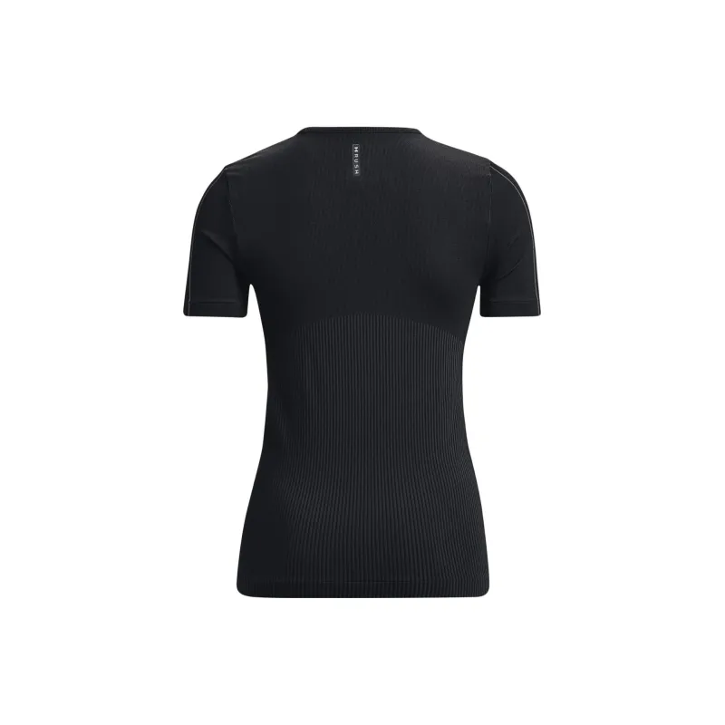 Under Armour RUSH Set in Sleeve T Shirt Women's Black-1