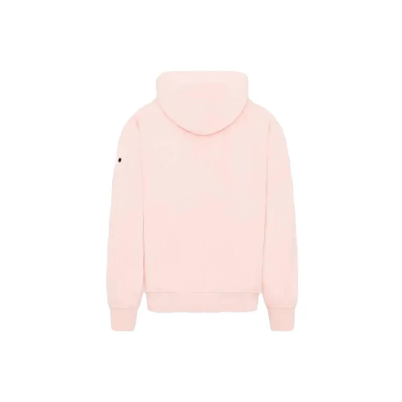 STONE ISLAND Shadow Project Compass-patch Hoodie Pink-1