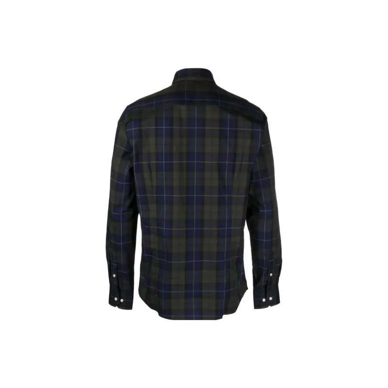 BARBOUR Shirts Men Army Green-1