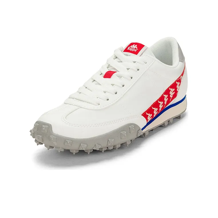 Kappa Anti Slip Wear Resistant Low Top Running Shoes Unisex Optical White-1