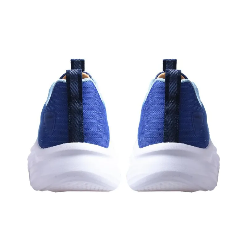 XTEP Cushioned Slip Resistant Low Top Running Shoes Men's White Blue Purple-3