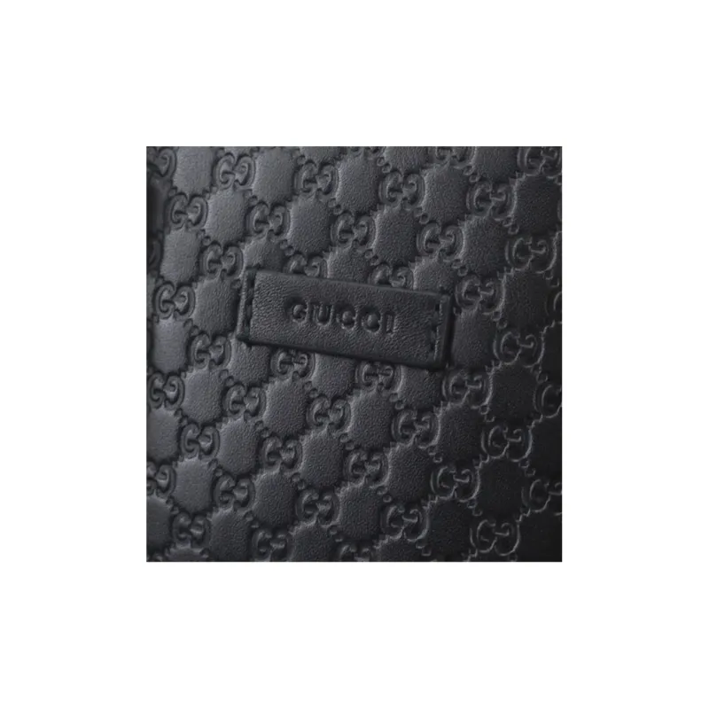 GUCCI Dome Shoulder Bag Medium GUCCIssima Black-4
