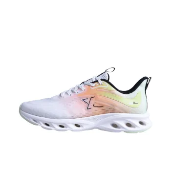XTEP Cushioning Rotation Collection Anti Slip Wear Resistant Low Top Running Shoes Jelly Green