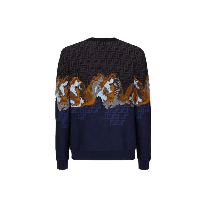 FENDI Sweaters Men Dark Blue-1