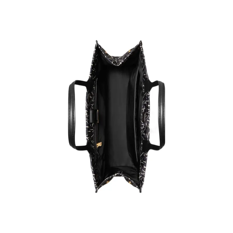 TORY BURCH Ella Polyamide Polyester Tote Bag, Shopping Bag, Handbag, Shoulder Bag Women's Black-2