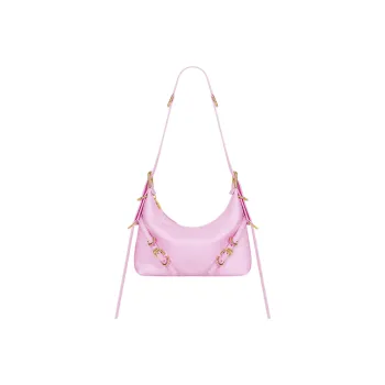 GIVENCHY Embossed Cowhide Leather Handbag Shoulder Bag Crossbody Bag Mini Women's Pink