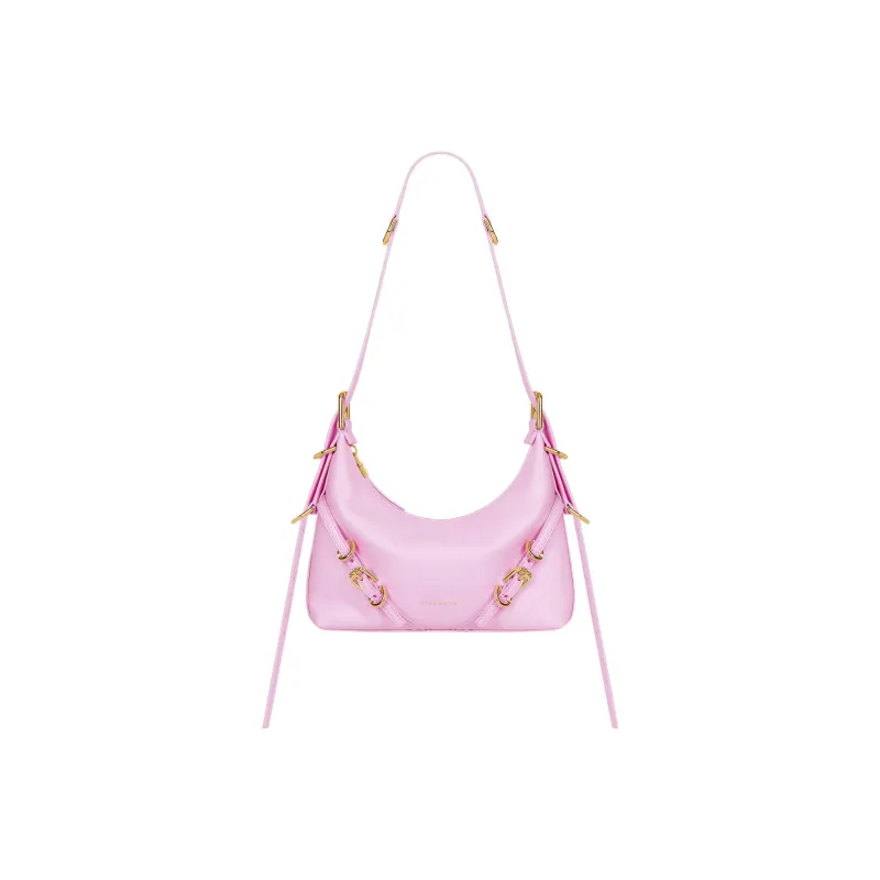 GIVENCHY Embossed Cowhide Leather Handbag Shoulder Bag Crossbody Bag Mini Women's Pink-0
