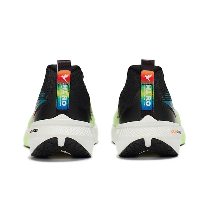 361° CQT Cushioning Anti Slip And Wear Resistant Support Low Top Training Running Shoes Men's Fluorescent Orange-3