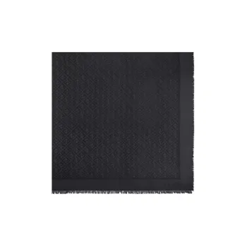 FENDI By Marc Jacobs Ff Shawl Black Lurex Shawl