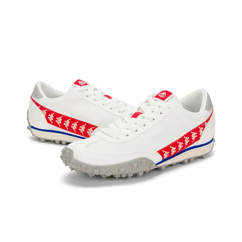 Kappa Anti Slip Wear Resistant Low Top Running Shoes Unisex Optical White-4