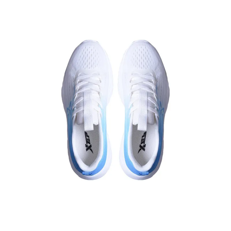 XTEP Cushioned Slip Resistant Low Top Running Shoes Men's White Blue-2