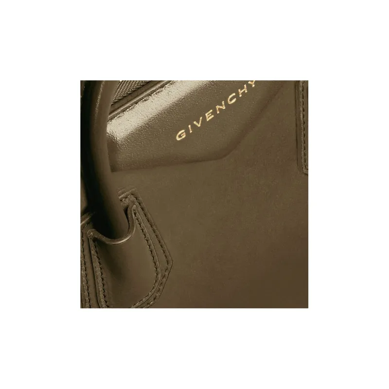 Givenchy Antigona Smooth Leather Shoulder Bag, Crossbody Bag, Handbag Mini Women's Dark Khaki-3