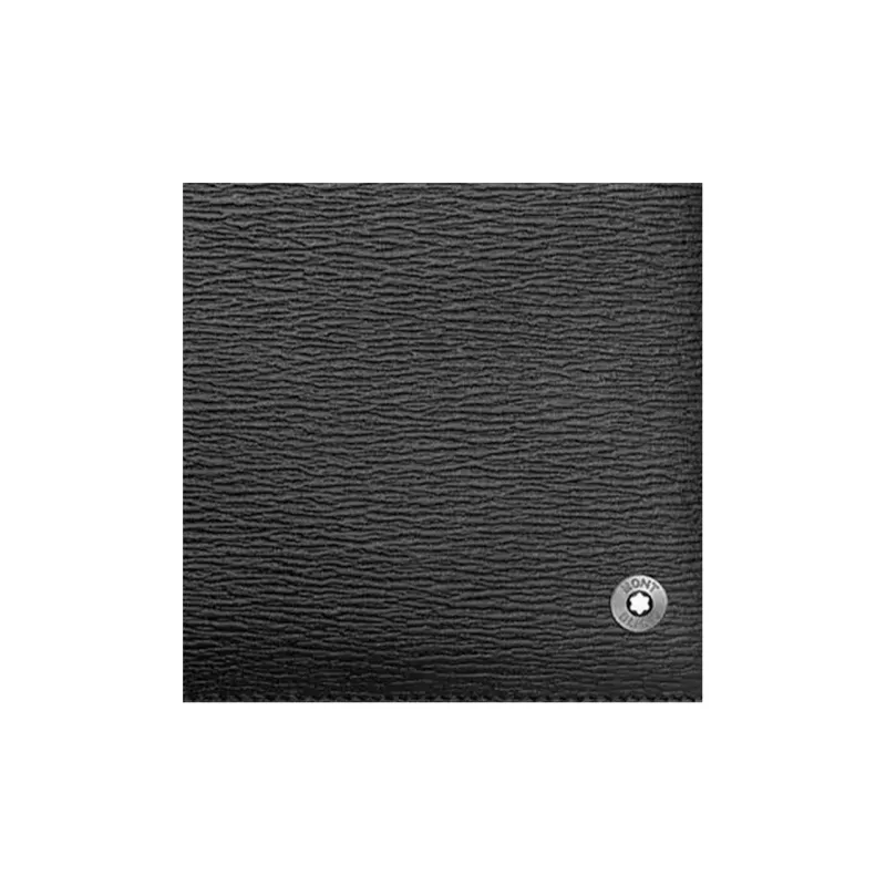 MONTBLANC Cow Leather Wallet Regular Men's Black-5
