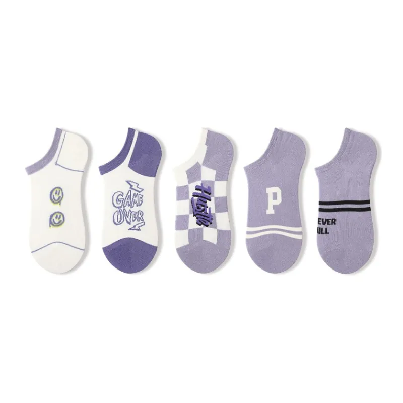Primeet No Show Socks Women's Gift Box Set 5 Pack-13