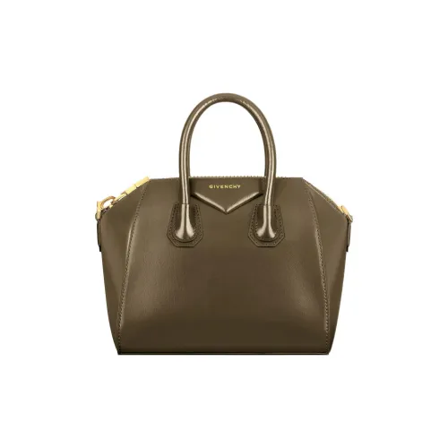 Givenchy Antigona Smooth Leather Shoulder Bag, Crossbody Bag, Handbag Mini Women's Dark Khaki