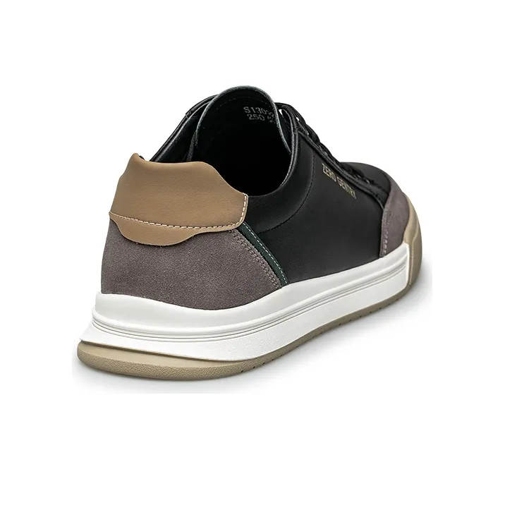 ZRO Skateboard Shoes Men Low Top Black/Beige-9
