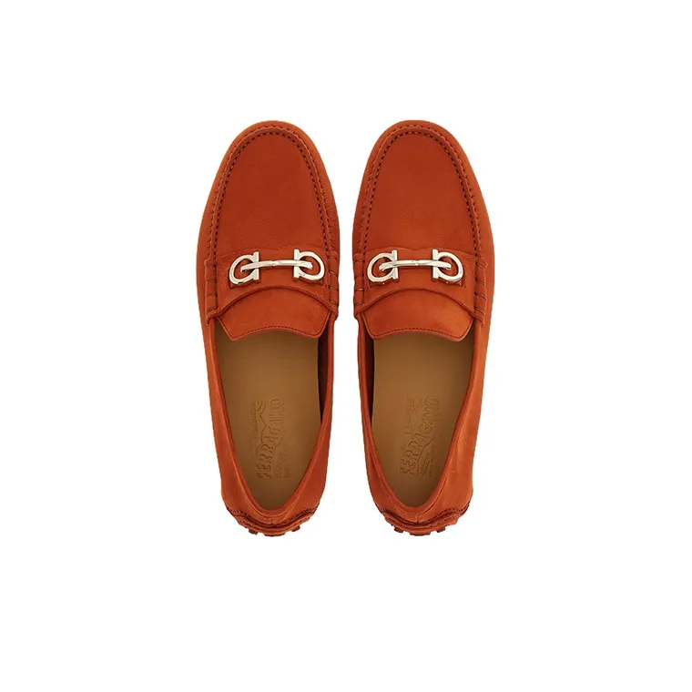 FERRAGAMO Gancini-ornament Driver Loafers-2