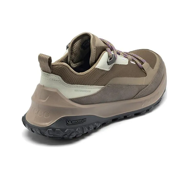 Ecco Outo Collection Low Top Sports Casual Shoes Women's Taupe-2