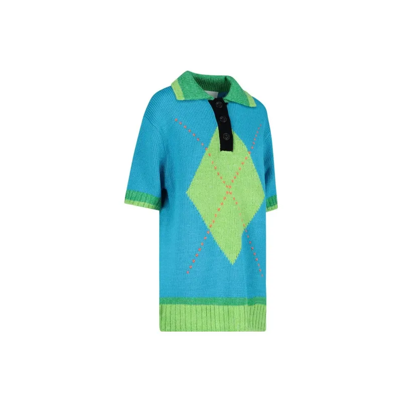 ANDERSSON BELL Intarsia knit Top-2