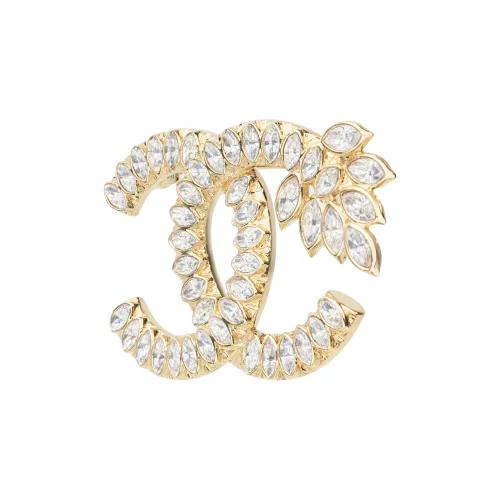 CHANEL Brooches Women's Gold