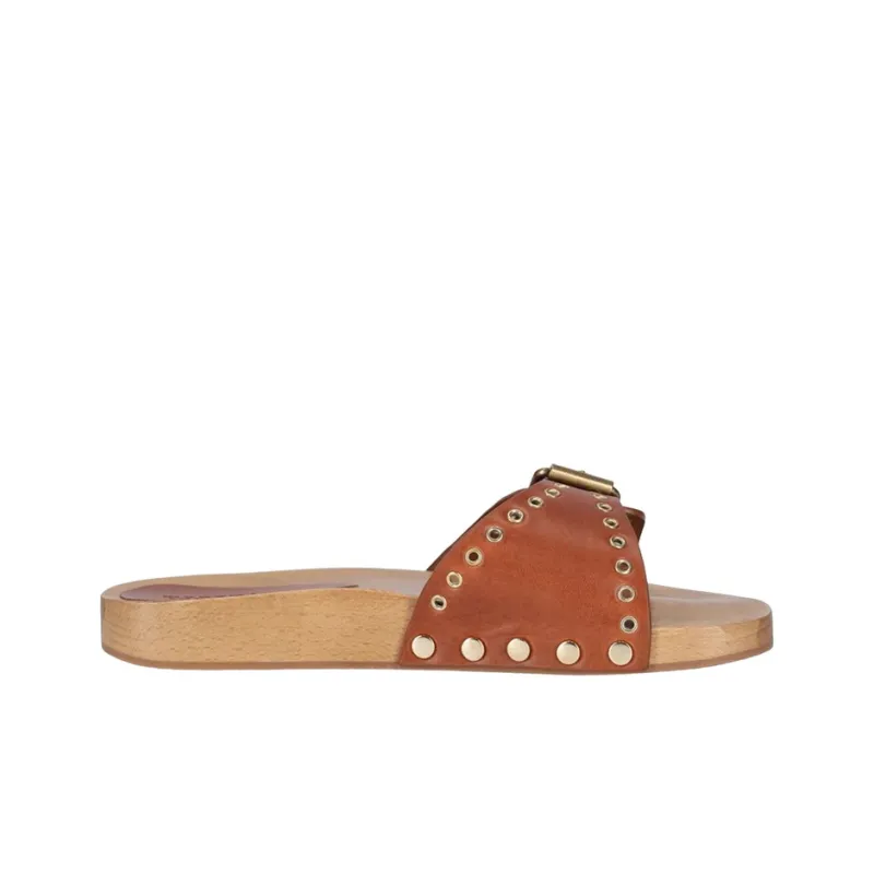 ISABEL MARANT Jaso Buckled Clog Slides-1