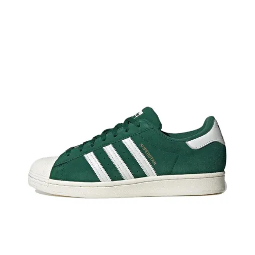 Adidas nike Superstar Shoes 'Dark Green White Gold Metallic'