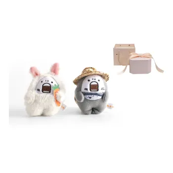 Luxury Care Artisan Workshop Plush Keychain Unisex Multicolor
