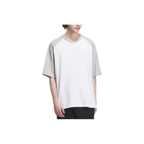 Adidas T-Shirts Unisex White Light Gray