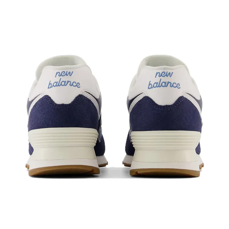 New Balance 574 Navy White Blue-4